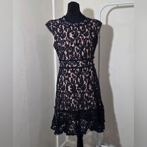 Nanette Lepore Black Lace Dress